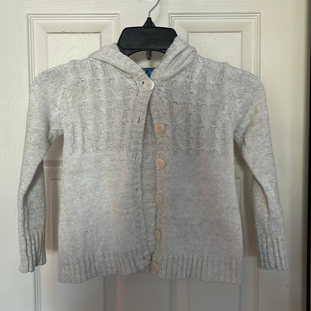 Children’s Place Hooded button up sweater. Size 5/6